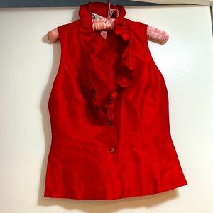 Trina Turk sleeveless silk blouse